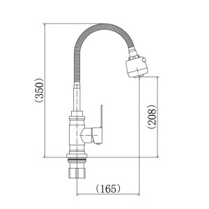 Смеситель Fashun A54401-3 сатин размер