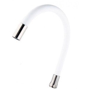 Смеситель Fashun A54701-8 белый/сатин излив