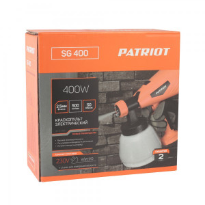 Краскопульт электрический Patriot SG 400 170303400 - коробка