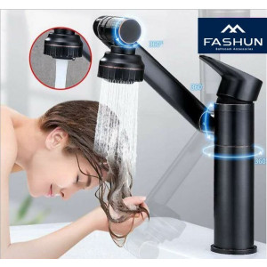 Смеситель Fashun A4017-7 черный на умывальник