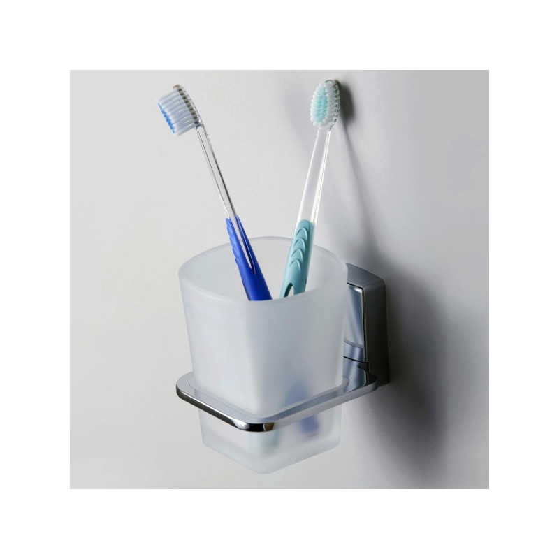 Стакан для зубной щетки и пасты WasserKraft Leine K-5000 - в интерьере