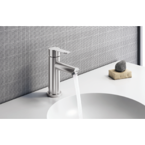 Смеситель Fashun A51101 сатин на умывальнике