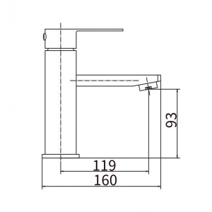 Смеситель Fashun A51102-7 черный размер