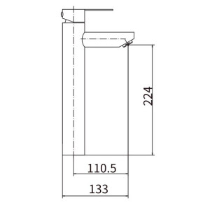 Смеситель Fashun A51201 сатин размер