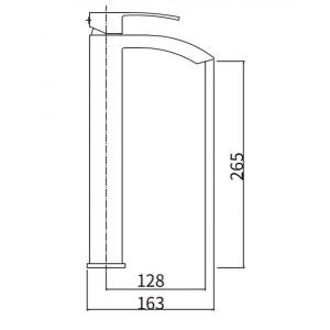 Смеситель Fashun A51218 сатин размер