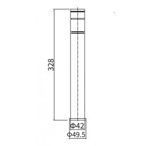 Смеситель Fashun A51218 сатин высота