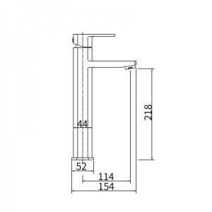Смеситель Fashun A51220 сатин размер