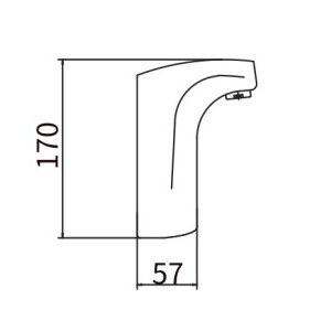 Смеситель Fashun A511-1 хром размер