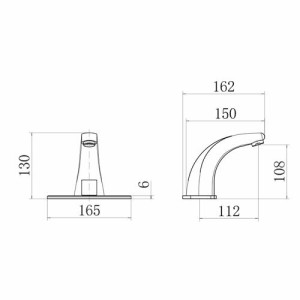Смеситель Fashun A512-1 хром размеры