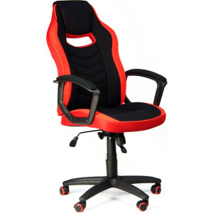 Кресло геймерское Everprof Stels черный/красный