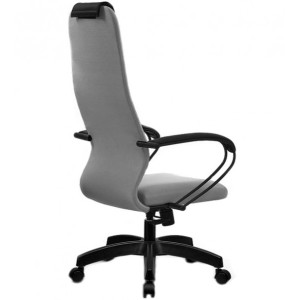 Кресло компьютерное Metta SU-BP-10 PL светло серый вид сзади