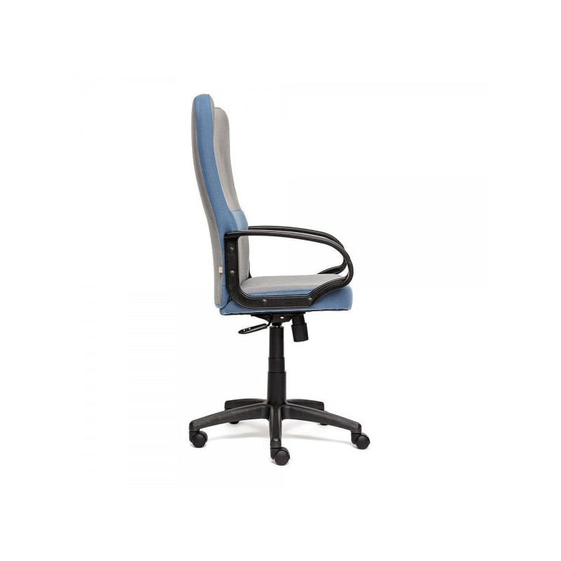 Кресло компьютерное Tetchair CH 757 серый/синий вид сбоку