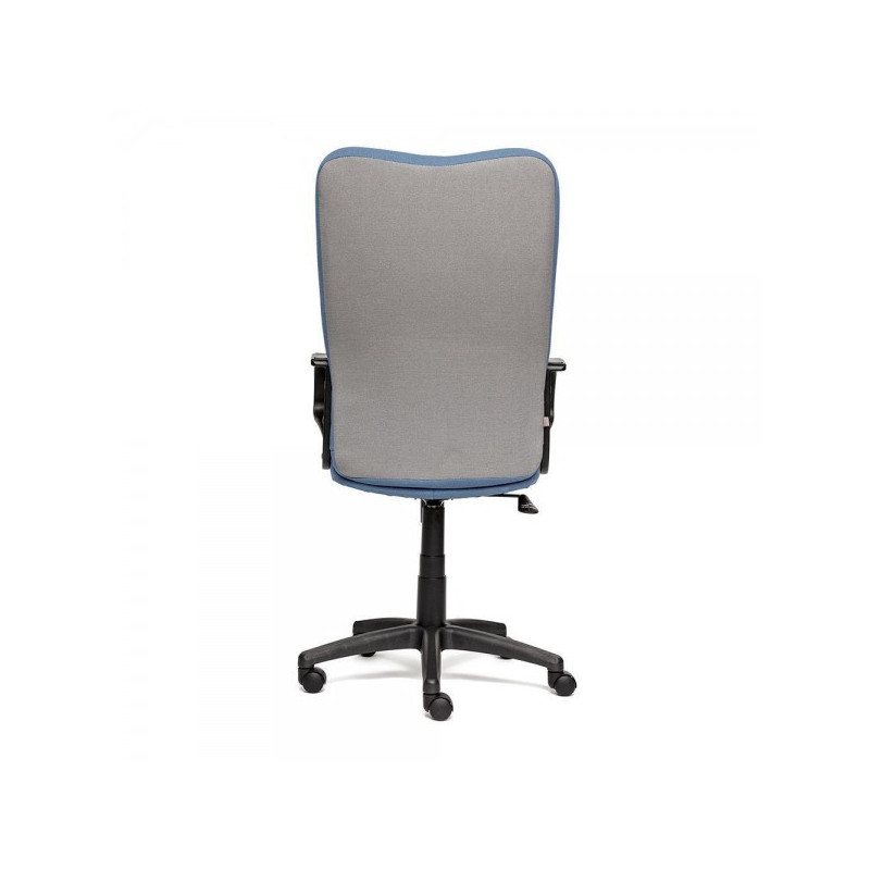 Кресло компьютерное Tetchair CH 757 серый/синий вид сзади