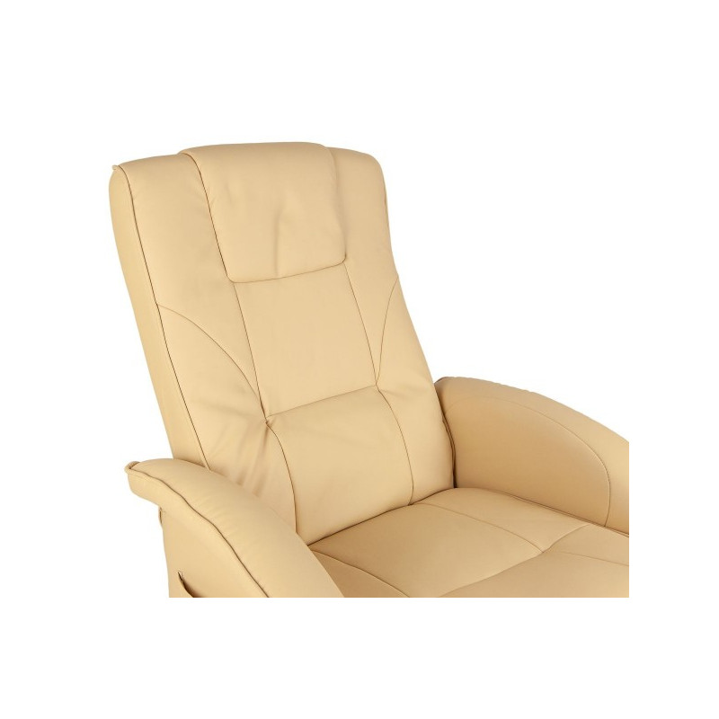 Массажное кресло Calviano 20 бежевое спинка