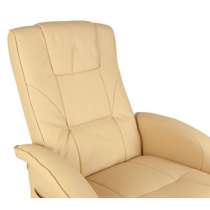 Массажное кресло Calviano 20 бежевое спинка