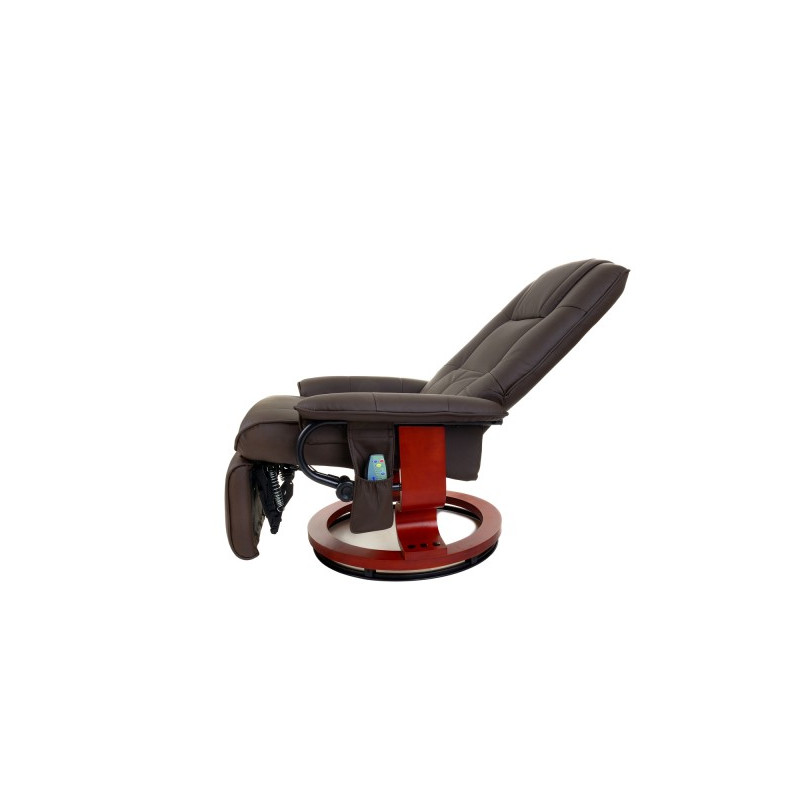 Массажное кресло Calviano 2159 коричневый пульт