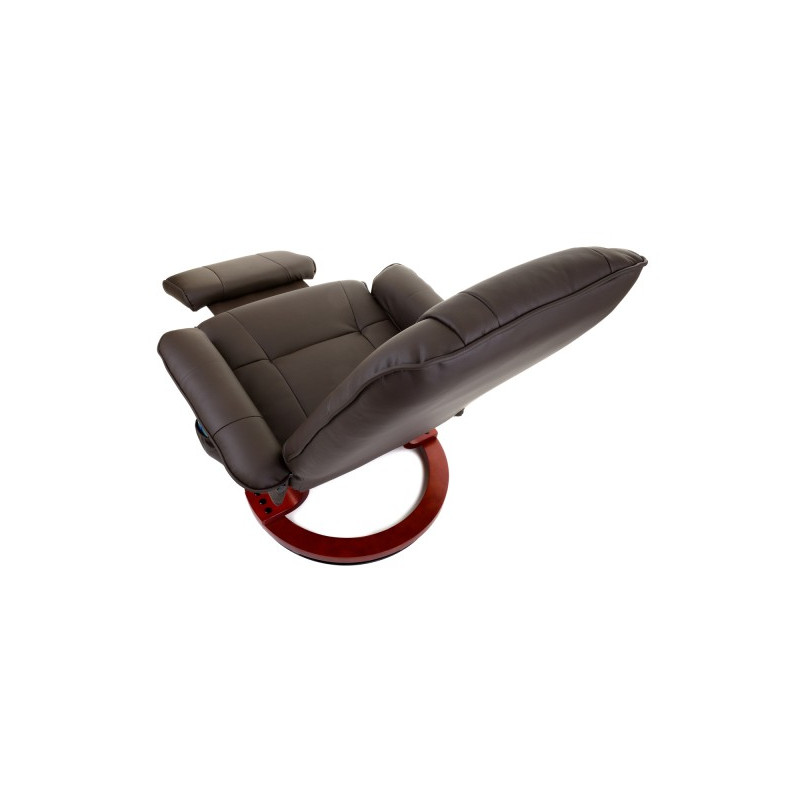 Массажное кресло Calviano 2159 коричневый сверху