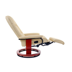 Массажное кресло Calviano 2160 бежевый сбоку