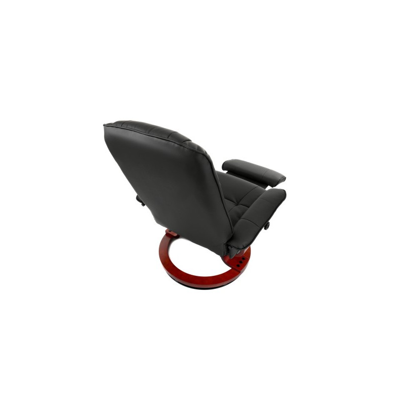 Массажное кресло Calviano 2161 черный сзади