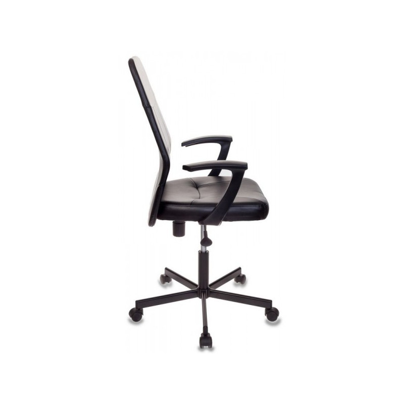 Кресло компьютерное Бюрократ CH-605 черный вид сбоку