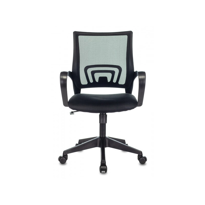 Кресло компьютерное Бюрократ CH-695N черный вид спереди