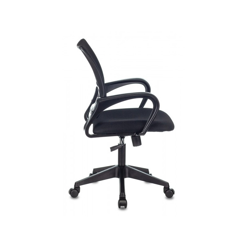 Кресло компьютерное Бюрократ CH-695N черный вид сбоку