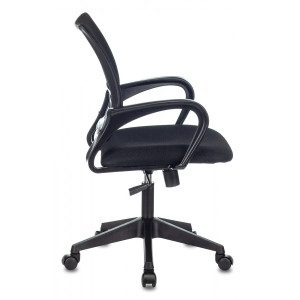 Кресло компьютерное Бюрократ CH-695N черный вид сбоку