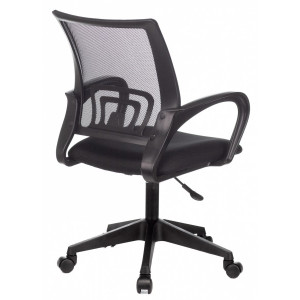 Кресло компьютерное Бюрократ CH-695NLT черный вид сзади