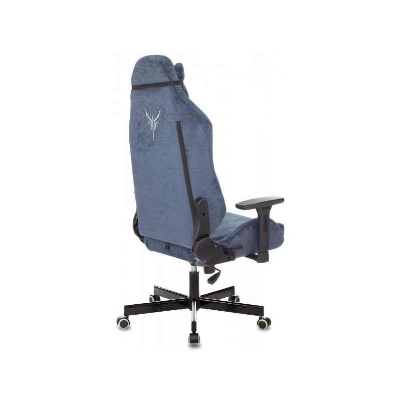 Кресло геймерское Бюрократ Knight N1 синий вид сзади