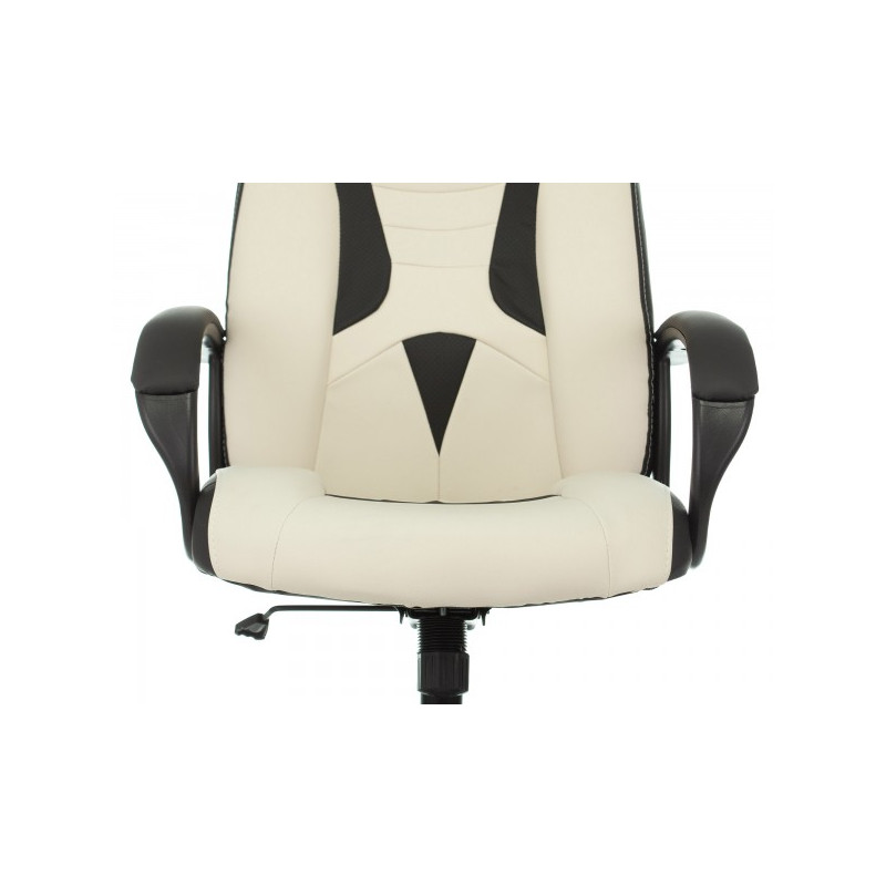 Кресло геймерское Бюрократ Zombie 8 белый/черный сиденье