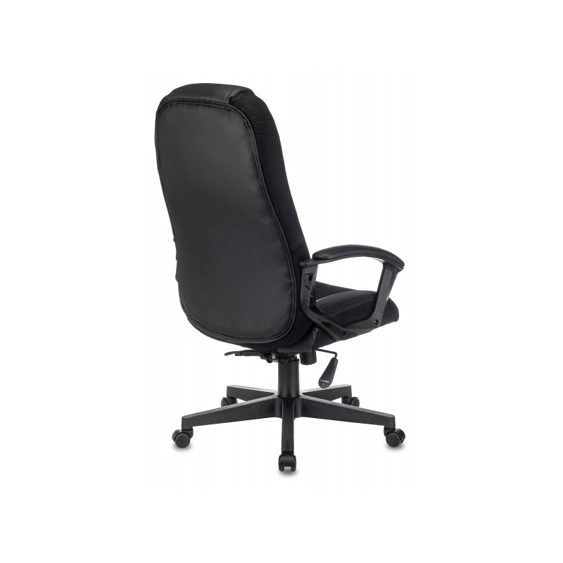 Кресло геймерское Бюрократ Zombie 9 черный/серый вид сзади