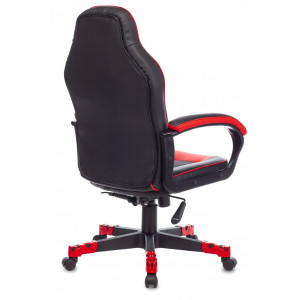 Кресло геймерское Бюрократ Zombie Game 17 черный/красный вид сзади