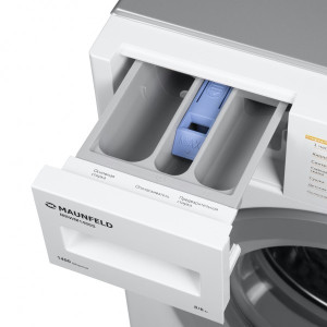 Стирально-сушильная машина Maunfeld MBWM1486S отсек для порошка