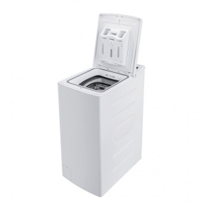 Стиральная машина Maunfeld MFWM127WH с открытой крышкой