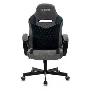 Кресло геймерское Бюрократ Viking 6 серый вид спереди