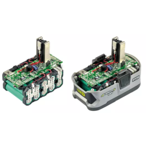 Вид изнутри аккумулятора Ryobi RB18L40 Li-Ion 18 В 4.0 А·ч