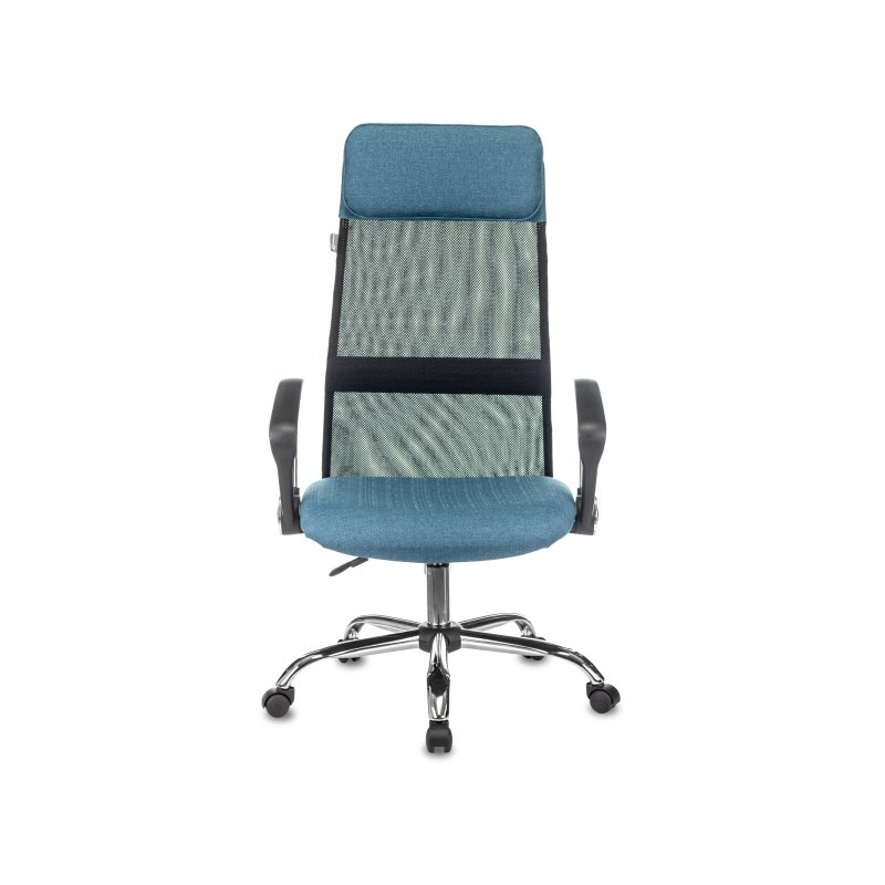 Кресло компьютерное Бюрократ KB-6N синий вид спереди