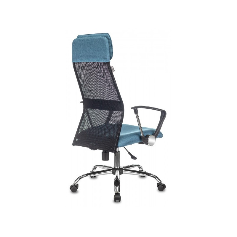 Кресло компьютерное Бюрократ KB-6N синий вид сзади