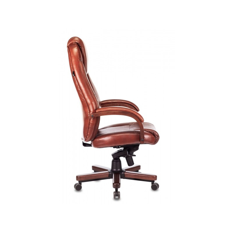 Кресло компьютерное Бюрократ T-9923WALNUT светло-коричневый вид сбоку