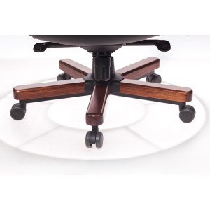 Кресло компьютерное Бюрократ T-9923WALNUT черный крестовина