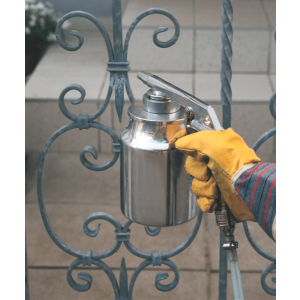 Пневмопистолет пескоструйный Einhell 4133300 в работе