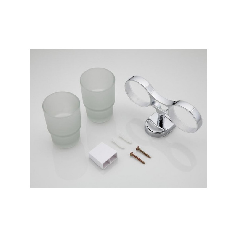 Набор стаканов для зубной щетки и пасты Frap F1908 - комплектация