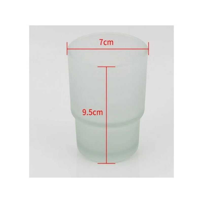 Стакан для зубной щетки и пасты Frap F3806 - размер