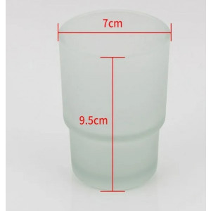 Стакан для зубной щетки и пасты Frap F3806 - размер
