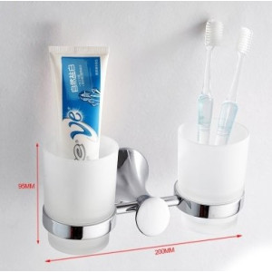 Набор стаканов для зубной щетки и пасты Frap F3508 - размеры