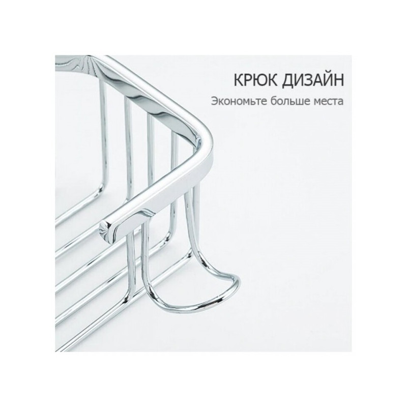 Полка для ванной Frap F351 - вид крючка