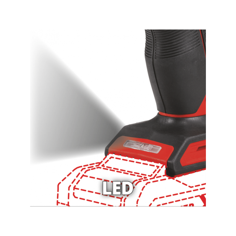 Дрель-шуруповерт Einhell TE-CD 18/40 Li BL-Solo 4513997 (без АКБ) светодиод