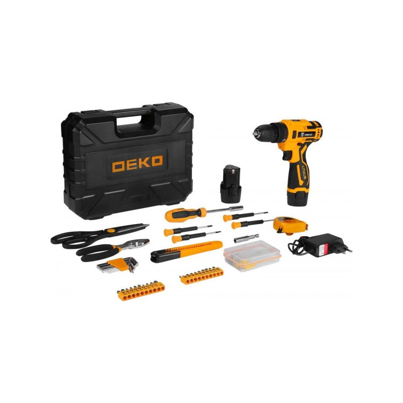 Дрель-шуруповерт Deko Banger Set 93 063-4168 с кейсом