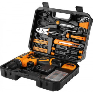 Дрель-шуруповерт Deko Banger Set 93 063-4168 комплектация