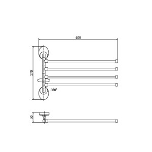 Держатель для полотенца Fashun A1614